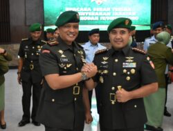 Danrem 071/Wijayakusuma Diserahterimakan Dari Kolonel Inf Yudha Airlangga Kepada Kolonel Czi Mohammad Andhy Kusuma, S.Sos., M.M