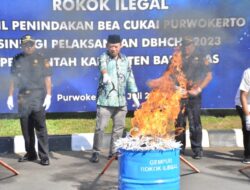 Bea Cukai Purwokerto dan Pemda Banyumas Musnahkan 2 Juta Lebih Rokok Ilegal