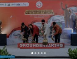 Groundbreaking Monumen Plaza  Dr. (H.C.) Ir. H. Soekarno, Gubernur: Harus Bermimpi Besar dan Tinggi!