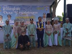 Siswa Siswi MTs Istighfarlah Tampilkan Seni Lengser dan Tari Umbul -umbul di Milangkala Desa Margalaksana ke 15