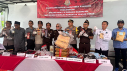 Pemusnahan Barang Bukti (BB) TPU & TPK di Kejari Kabupaten Bandung