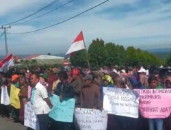 Tanah Ulayat Dirampas Food Estate, Ratusan Warga Desa Riaria Geruduk Kantor Bupati Humbang Hasundutan