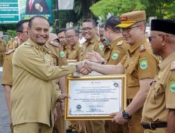 OPD Subang Dapat Penghargaan Penilaian Kepatuhan Pelayanan Publik Dari Ombudman RI, Pj Bupati Subang Hadiri PK Pimpinan OPD dan Camat