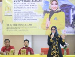 Cucu Sugyati DPRD Jabar Sebarluaskan Perda Trantibum Linmas, Ajak Tertib Menjaga Lingkungan