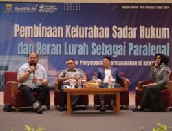 Kelurahan Sadar Hukum, Pemkot Bandung Bina 151 Lurah Sebagai Paralegal