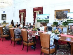 Presiden Jokowi Instruksikan Jajaran Terkait Penanganan Pengungsi Akibat Erupsi Gunung Ruang