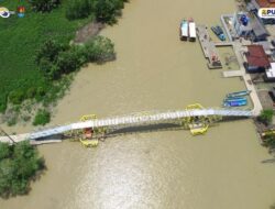 Kementerian PUPR Hibahkan Jembatan Apung Untuk Kampunglaut