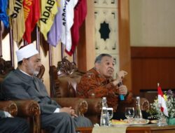 Grand Syekh Al Azhar, Imam Akbar Ahmed Prof. Dr. Syekh Ahmad Muhammad Ahmad Ath-Thayyeb Bersama Prof M Quraish Shihab Bahas Kerukunan Umat