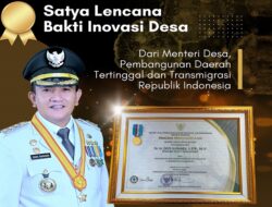 Dr. H. Dedi Supandi, S.STP, M.Si Pj Bupati Majalengka Terima Satya Lencana Bhakti Inovasi Desa