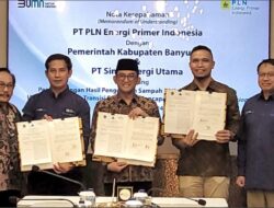Pemkab Banyumas Tanda-tangani Kerjasama dengan PT Sinar Energi Utama dan PT PLN Energi Primer Indonesia