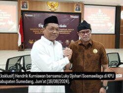 Dinyatakan Lolos Verifikasi Faktual, Hendrik dan Luky Siap Mengguncang Pilkada Sumedang 2024