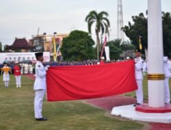 Pj. Bupati Apresiasi Paskibraka OKI Sukses Naik dan Turunkan Merah Putih