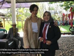 Silvie Sharon Primalinda Hadiri Open House Usai Pelantikan Hj. Bilqis sebagai Anggota DPRD Sumedang