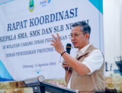 Rakor Kepala SMA, SMK, SLB Negeri Se-Cadisdik Wil. I & 2, Plh. Kadisdik: Harus Ada Perubahan PPDB 2025