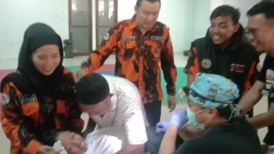 Khitanan Massal Jadi Pengisi Puncak Acara Peringatan HUT Pemuda Pancasila Ke 65 di Kota Sukabumi