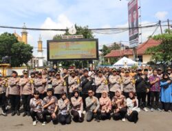 Jelang Pemungutan Suara Pilkada Serentak 2024, Polres Sukabumi Kota Gelar Simulasi Pengamanan