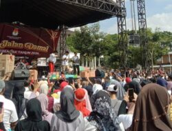 Pj. Walikota Sukabumi Lepas Peserta Gerak Jalan Santai Damai Pilkada 2024