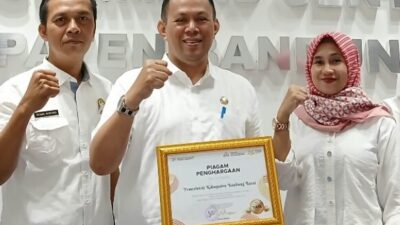 Diskominfotik KBB Raih Penghargaan Katagori Baik Dari BPS Pusat