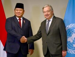 Presiden Prabowo dan Sekjen PBB António Guterres Bahas Sejumlah Isu Strategis dalam Pertemuan Bilateral di Brasil