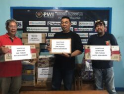 PWI Kota Sukabumi Salurkan Bantuan Untuk Korban Bencana Alam Di Kab. Sukabumi