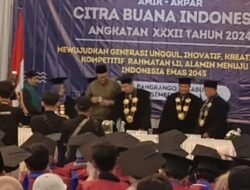 Ayep Zaki Hadiri Wisuda Ahli Madya Amik – Akfar, Citra Buana Indonesia, Angkatan XXXII Tahun 2024