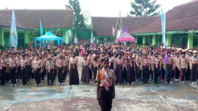 Lomba Ketangkasan Pramuka di Event Sevenergy SMPN 7 Kota Sukabumi