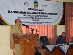 Sekda Banyumas : “Bimtek Upaya Sistematis Peningkatan Kompetensi ASN”