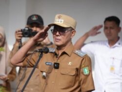Ayep Zaki Pimpin Apel Perdana di Lingkungan Pemkot. Sukabumi
