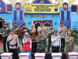 Kapolda Jateng, Pantau Arus Mudik di Posko Alun-alun Purwokerto