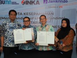 PT Jamkrindo dan PT INKA Tandatangani MoU Sinergi BUMN untuk Optimalisasi Bisnis