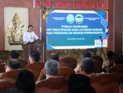 Pengadilan Negeri Purwokerto Sosialisasikan Gerakan Anti Gratifikasi Dan Layanan Hukum