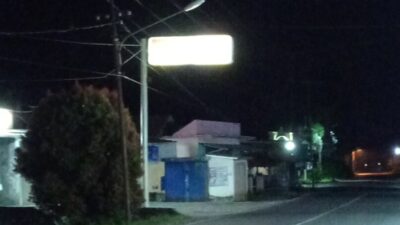 Waduh, Lampu Jalan Di Ogan Ilir Banyak Yang Padam, Jalan Di Kecamatan Tanjung Raja Gelap