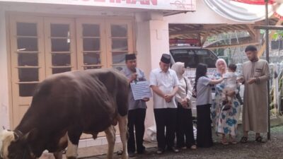 Pemotongan Hewan Kurban di Rumah Aspirasi dan Inspirasi Heru Gunawan, Agenda Rutin Berbagi Kebahagiaan