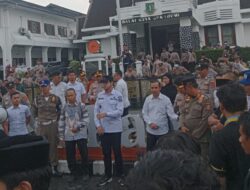 Wakil Wali Kota Sukabumi Temui Massa Aksi PMII, Sampaikan Komitmen terhadap Aspirasi Mahasiswa