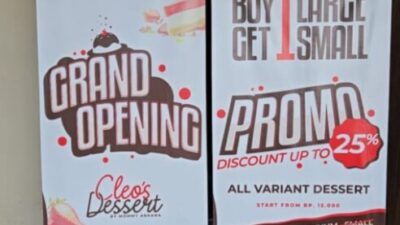 Luuar Biasaa.., Grand Opening Cleo’s Dessert, Bupati Jeje Kirim Ucapan Selamat
