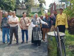Rika Lis Indarti, Anggota DPRD Kota Cimahi Pantau Pengaspalan Jalan