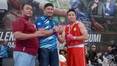 Seleksi POPDA dan Eksibisi Tinju Amatir di Kota Sukabumi Berlangsung Meriah