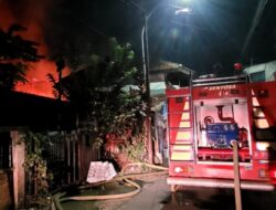 Kebakaran Hebat di Cimahi Utara, Tiga Rumah Ludes Dilalap Api