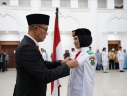 Pengukuhan Paskibraka Kota Sukabumi 2025, Wali Kota Tekankan Semangat Nasionalisme dan Disiplin
