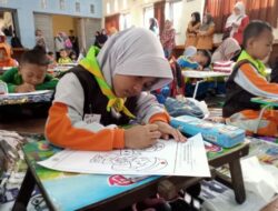 Kwartir Ranting Somagede Gelar Lomba Mewarnai Pramuka Pra Siaga 2025