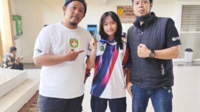 Atlet Tinju Kota Sukabumi Sonia Heba Zahara Raih Medali Perak Diajang Popda Jabar 2025