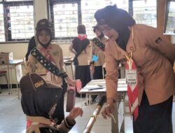 Ratusan Pramuka Kwarran Purwokerto Selatan Ikuti Ujian Pramuka Garuda