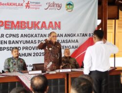 Buka Latsar CPNS, Bupati Banyumas Arahkan ASN Harus Siap Jadi Pelayan Masyarakat