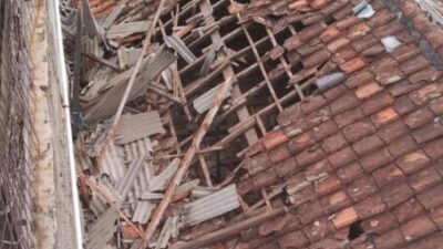 Puting Beliung Terjang Padasuka Cimahi, 28 Rumah Warga Rusak