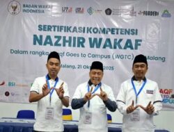Pegiat Wakaf Kota Sukabumi Ikuti Sertifikasi Kenazhiran, Perkuat Ekosistem Wakaf Profesional