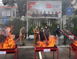 Kejari Cimahi Musnahkan Barang Bukti Narkotika, Ngatiyana, Tegakkan Hukum dan Lindungi Generasi Muda