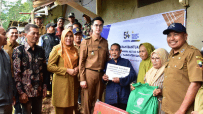 Kolaborasi Baznas, Rutilahu Jadi Hadiah HUT Korpri ke-54 di Cibunar