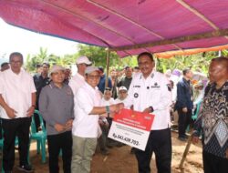 Bupati dan Wakil Bupati Sukabumi Dampingi Menko Bidang PM Tinjau Lokasi Bencana di Cisolok
