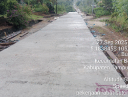 Pemerintah Desa Buana Sakti Memprioritaskan Pembangunan Rabat Beton untuk Keperluan dan Kebutuhan Masyarakat