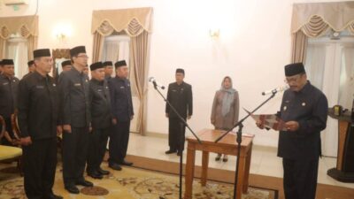 Bupati Sukabumi Lantik Empat Pejabat Esselon IIB